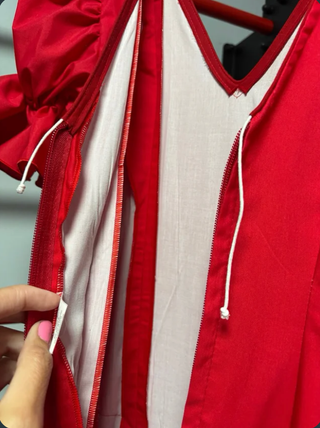 Traje de Flamenca Niña Rojo