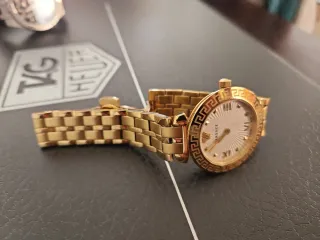 Reloj Versace Dorado y Blanco de señora