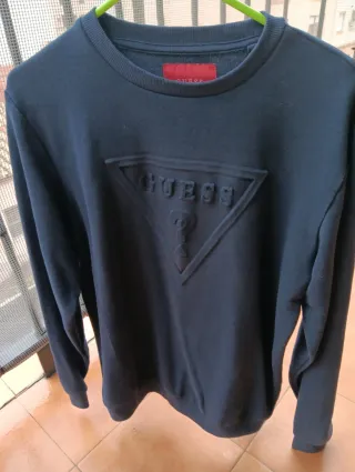 Sudadera Guess Azul Original