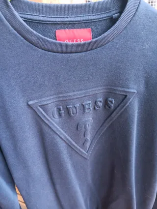 Sudadera Guess Azul Original