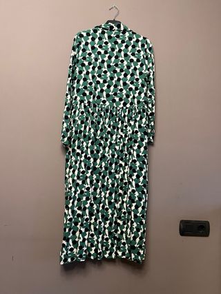 Vestido Compañía Fantástica M Verde Negro