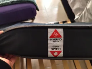 Cama supletoria plegable de 80 x 190