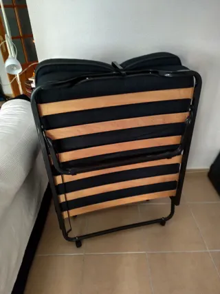 Cama supletoria plegable de 80 x 190