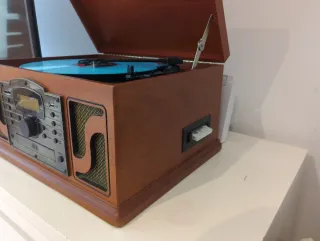 Tocadiscos Vintage Madera retro