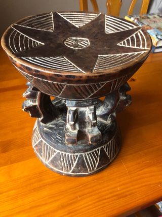 Taburete Dogon de Mali madera tallada arte african