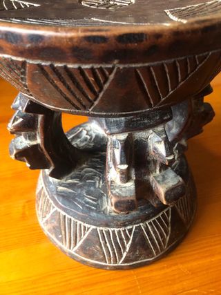 Taburete Dogon de Mali madera tallada arte african