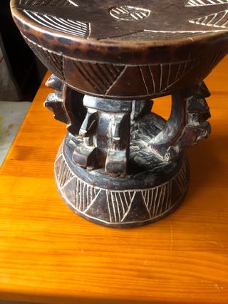 Taburete Dogon de Mali madera tallada arte african