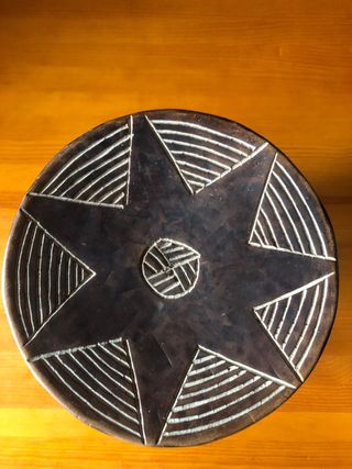 Taburete Dogon de Mali madera tallada arte african