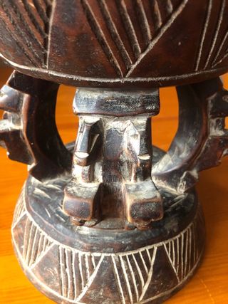 Taburete Dogon de Mali madera tallada arte african