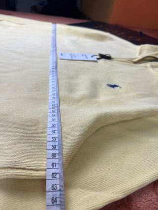 Polo Ralph Lauren Sudadera Amarilla Media Cremalle