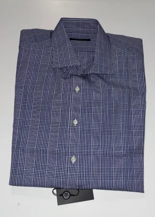 Camisa Purificación García Hombre Azul