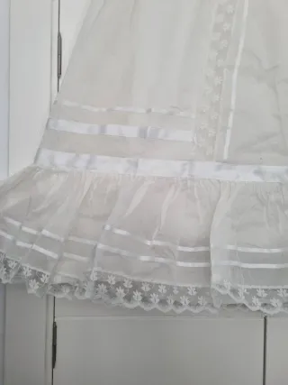Vestido de comunión niña blanco