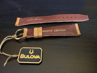 Cinturino Bulova NOS Pelle Vera 18mm