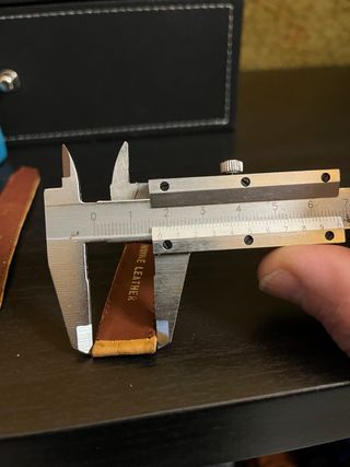 Cinturino Bulova NOS Pelle Vera 18mm