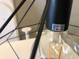 Lámpara colgante diseño industrial negra