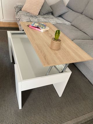 Conjunto salón. Mueble TV y mesa centro elevable.