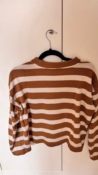 Jersey Massimo Dutti rayas M botones