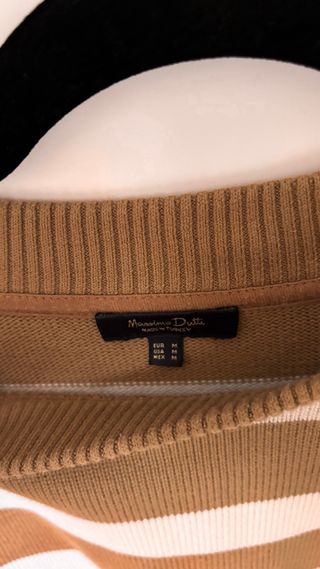 Jersey Massimo Dutti rayas M botones