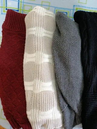 4 jerseys invierno cuello alto