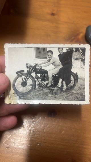 Vecchia foto Mas bitubo VT moto