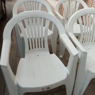 2 Sillones de Jardín Lagos Blancos