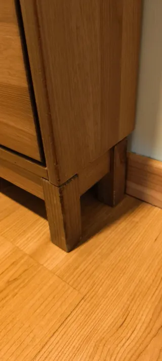 Mueble zapatero de madera