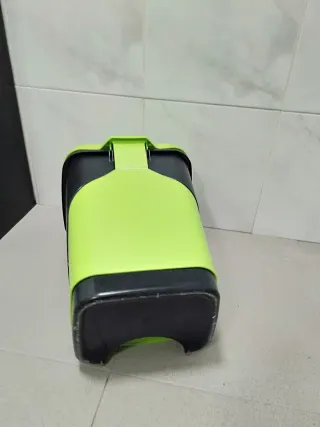 Cubo de basura Mercadona negro y verde