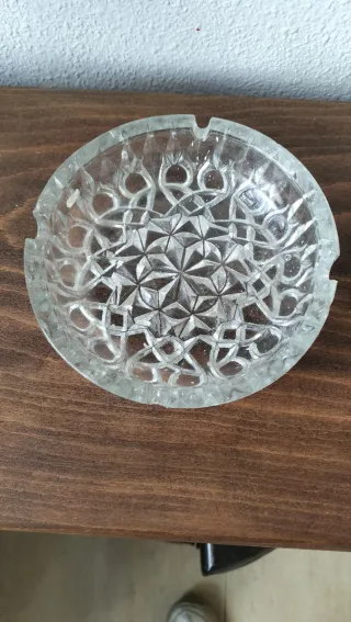 Cenicero Vintage Cristal Tallado