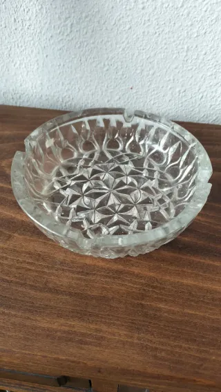 Cenicero Vintage Cristal Tallado