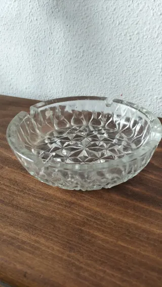 Cenicero Vintage Cristal Tallado