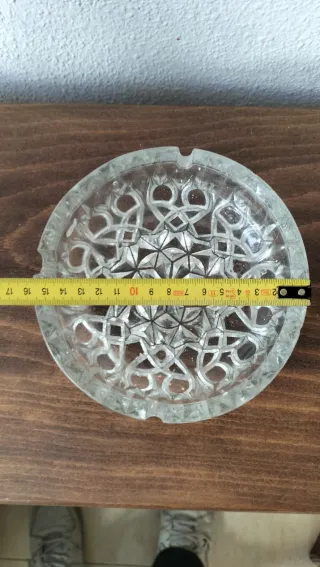 Cenicero Vintage Cristal Tallado