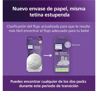 Philips Avent Extra fast Pack 2 tetinas de flujo 5