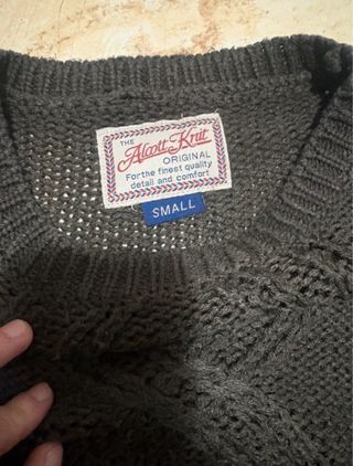 Maglione Alcott Knit nero/marrone