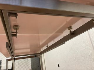 Mesa extensible cristal templado