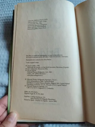 Brida de Paulo Coelho. Tapa dura.