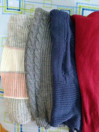 4 jerseys invierno cuello alto