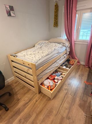 Estructura Cama Nido Madera