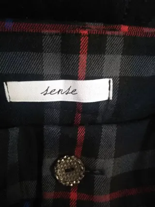 Pantalón cuadros azul y rojo