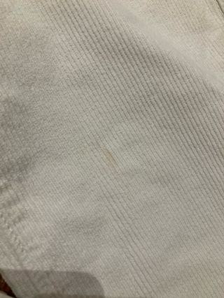 Pantalones de pana blancos