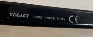 Occhiali da sole Vogart neri e oro