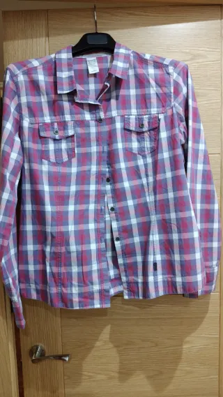 Camisa cuadros mujer talla 46