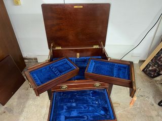 Mueble cubertería madera