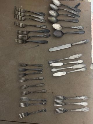 Mueble cubertería madera