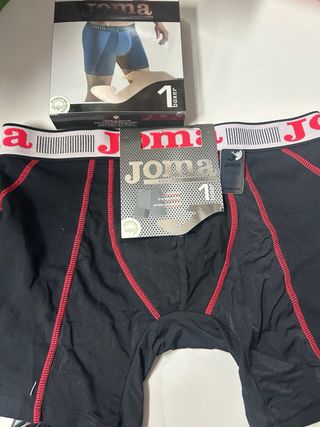 Boxer Joma Negro y Rojo Talla 48