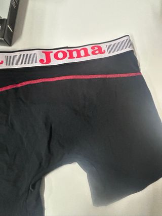 Boxer Joma Negro y Rojo Talla 48