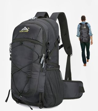 Mochila senderismo 50L negra