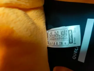 Cazadora Quechua Negra Naranja Invierno