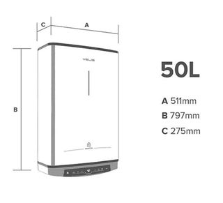 Termo Eléctrico Ariston Velis 50L Nuevo