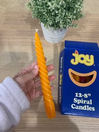 Confezione di candele a spirale vintage