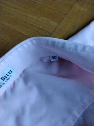 Camisa de vestir rosa para hombre